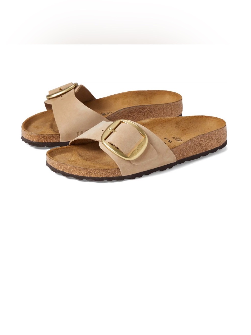 Birkenstock Madrid big buckle in sandcastle nubuck size eu 41, us 10-10.5